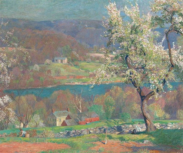 Byram Hills Springtime by Daniel Garber | Oil Painting Reproduction