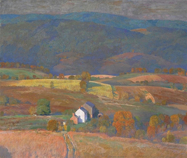 Corn by Daniel Garber | Oil Painting Reproduction