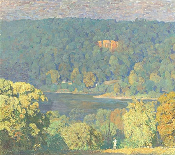 Delaware Hillside by Daniel Garber | Oil Painting Reproduction