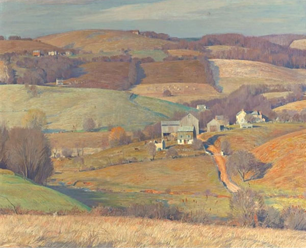 Down in Pennsylvania by Daniel Garber | Oil Painting Reproduction