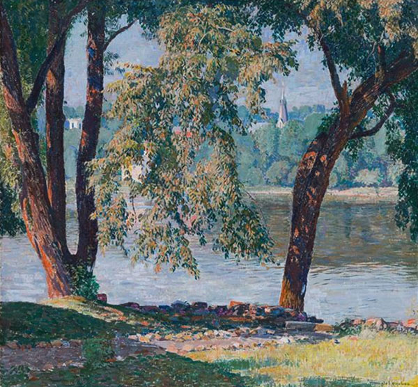 Elm Bough by Daniel Garber | Oil Painting Reproduction