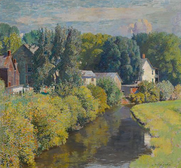 Environs of Milford by Daniel Garber | Oil Painting Reproduction