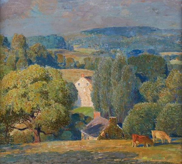 Environs of Solebury by Daniel Garber | Oil Painting Reproduction