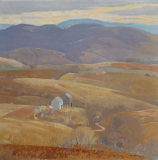 Lone Farm by Daniel Garber | Oil Painting Reproduction