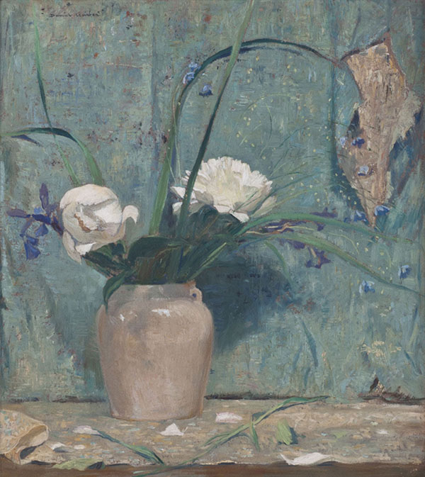 Peonies by Daniel Garber | Oil Painting Reproduction