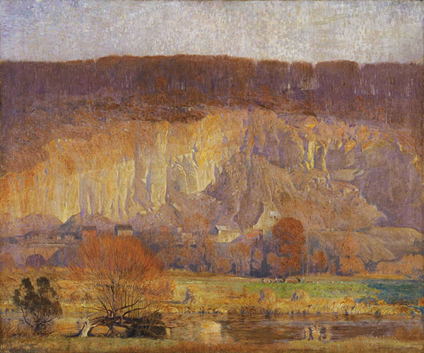 Quarry Evening by Daniel Garber | Oil Painting Reproduction