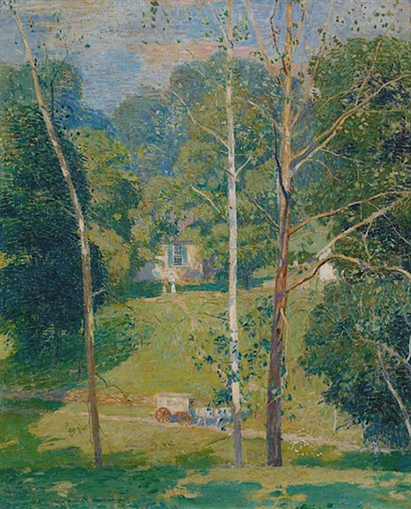 The Mary Maxwell House by Daniel Garber | Oil Painting Reproduction