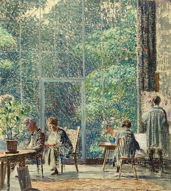 The Studio 1922 by Daniel Garber | Oil Painting Reproduction