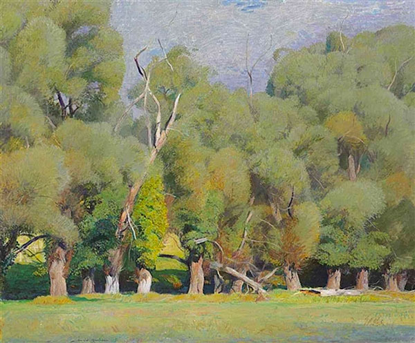 Willows by Daniel Garber | Oil Painting Reproduction