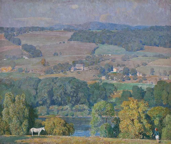 Yonder Hill by Daniel Garber | Oil Painting Reproduction