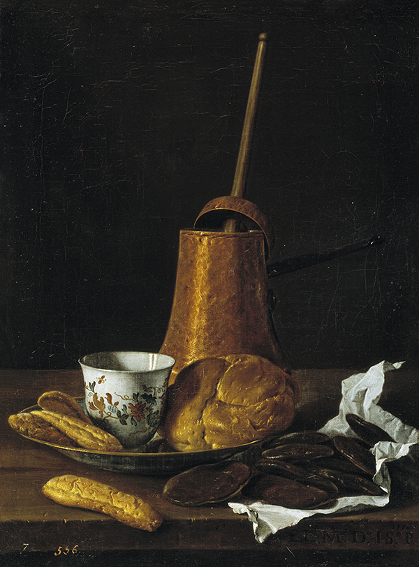 Still Life with Chocolate Service | Oil Painting Reproduction