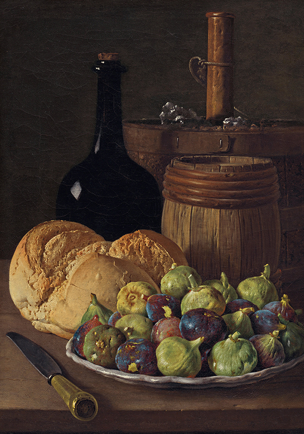 Still Life with Figs and Bread | Oil Painting Reproduction