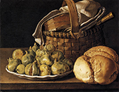 Still Life with Figs By Luis Melendez