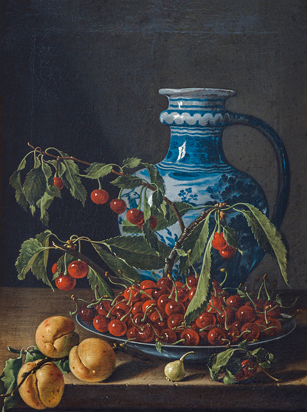 Still Life with Fruit and Jug by Luis Melendez | Oil Painting Reproduction