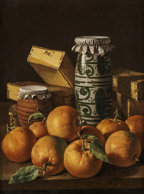 Still Life with Oranges, Jars and Boxes of Sweets | Oil Painting Reproduction