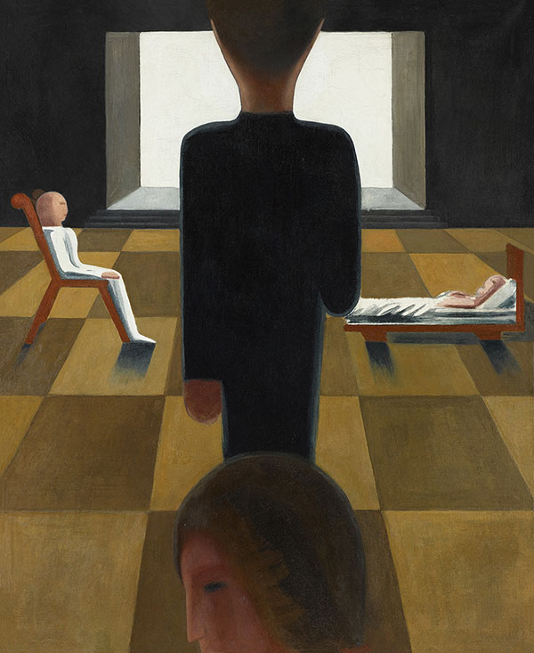 Rest Room by Oskar Schlemmer | Oil Painting Reproduction