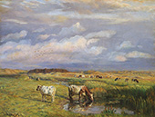 Cows in a Field By Niels Pedersen Mols