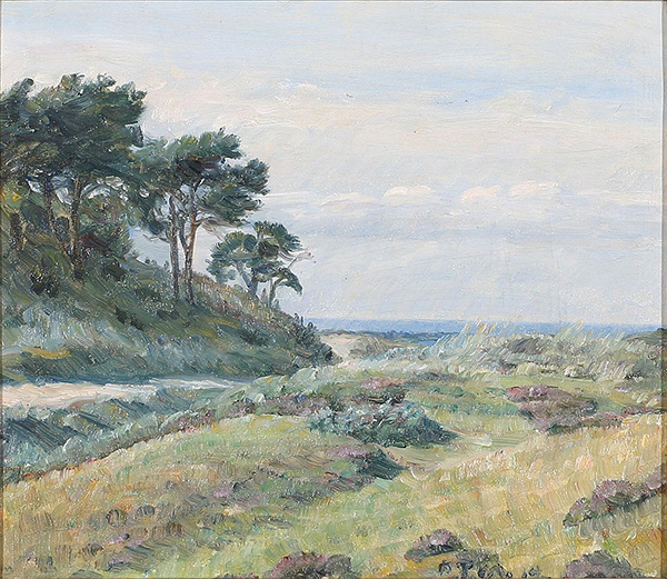 Landscape by Niels Pedersen Mols | Oil Painting Reproduction