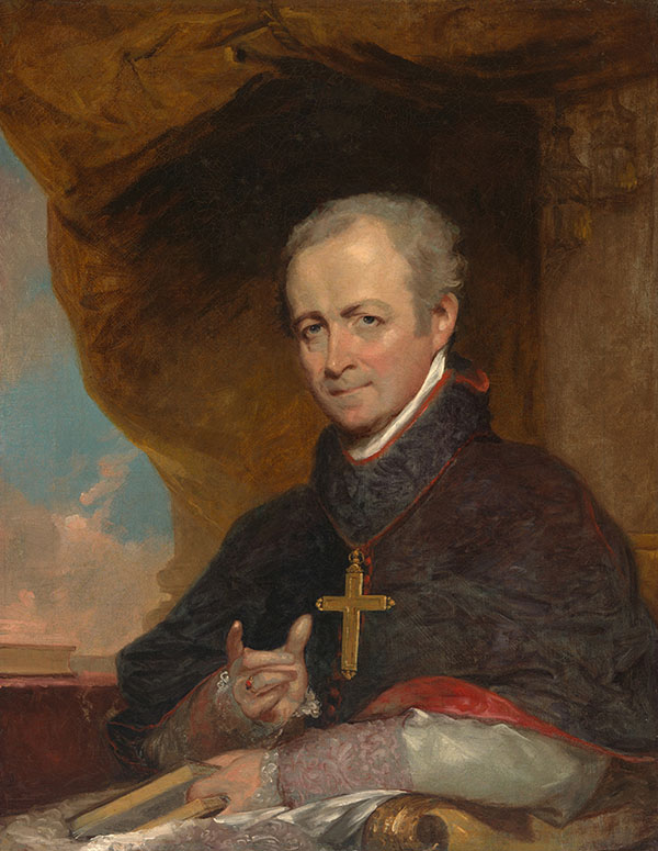 Bishop Jean-Louis Anne Magdelaine Lefebvre de Cheverus | Oil Painting Reproduction