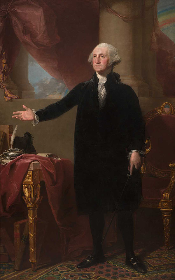 George Washington (Lansdowne Portrait) | Oil Painting Reproduction