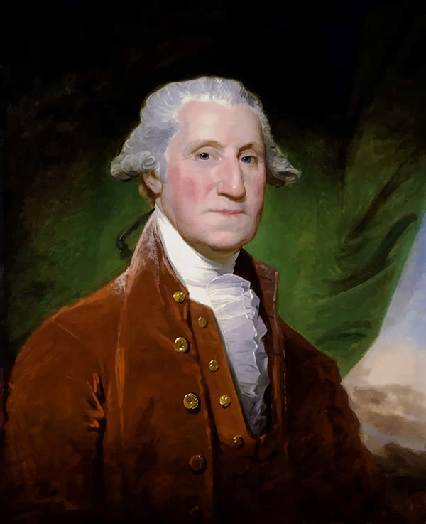 George Washington II by Gilbert Stuart | Oil Painting Reproduction