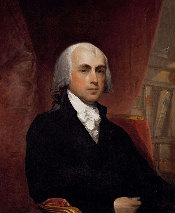 James Madison by Gilbert Stuart | Oil Painting Reproduction