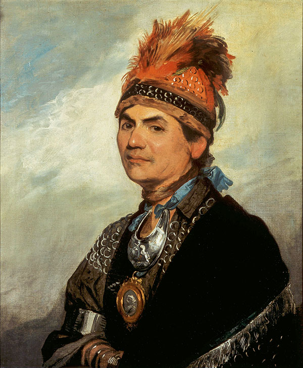 Joseph Brant by Gilbert Stuart | Oil Painting Reproduction