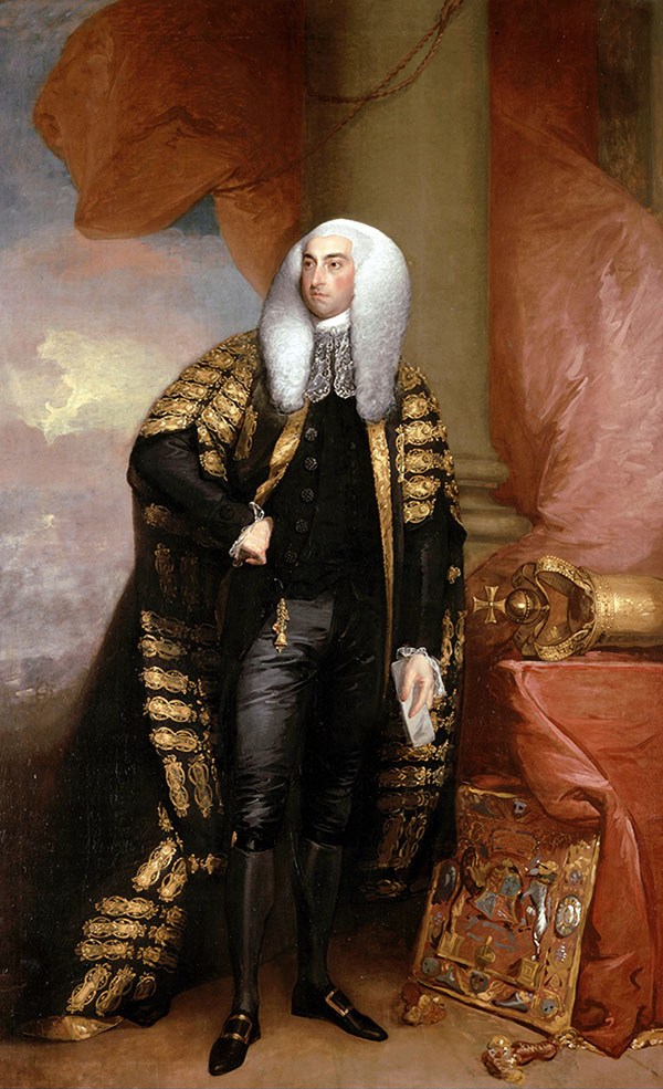 Portrait Of John, Lord Fitzgibbon, Lord Chancellor of Ireland | Oil Painting Reproduction