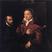 Bernardino Campi Painting By Sofonisba Anguissola