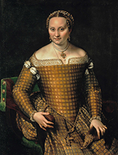 Portrait of Bianca Ponzoni Anguissola By Sofonisba Anguissola