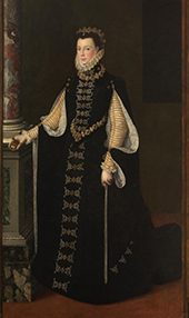 Portrait of Elisabeth of Valois By Sofonisba Anguissola