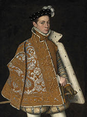 Portrait of Prince Alessandro Farnese By Sofonisba Anguissola