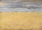 A Rye Field Near Ring Village By Laurits Andersen Ring