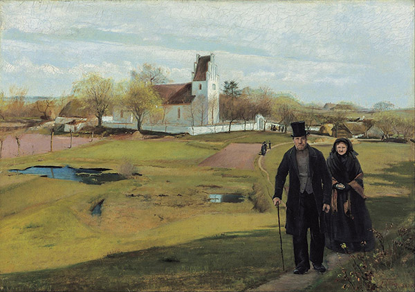 Mogenstrup Church by Laurits Andersen Ring | Oil Painting Reproduction