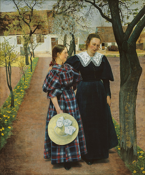 Spring Ebba and Sigrid Kahler | Oil Painting Reproduction