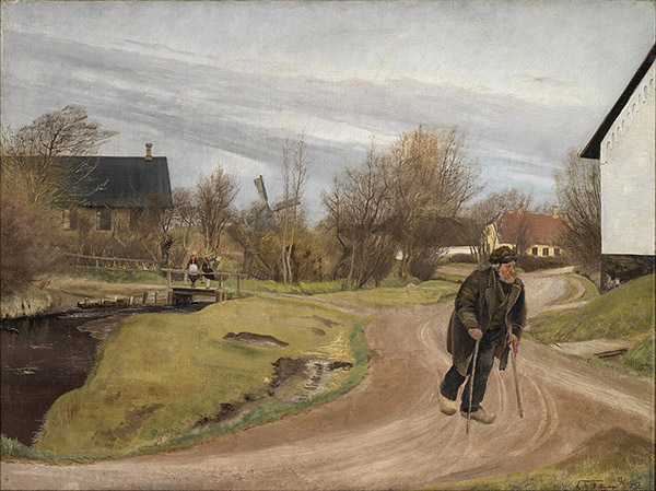 Springtime in Hals Jutland | Oil Painting Reproduction