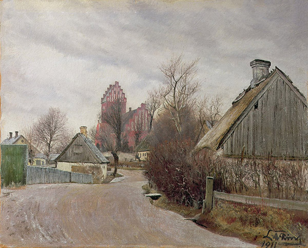 Street in Hoje Taastrup | Oil Painting Reproduction