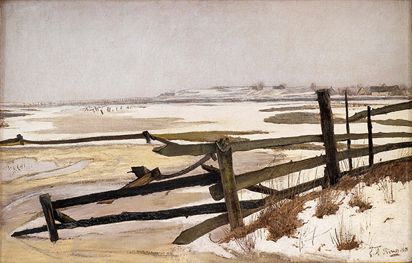 Thaw by Laurits Andersen Ring | Oil Painting Reproduction