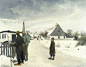 The Painter in the Village By Laurits Andersen Ring