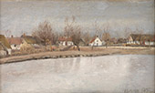 The Village Pond at Ring Zealand By Laurits Andersen Ring