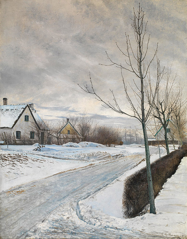 Winter Day by Laurits Andersen Ring | Oil Painting Reproduction