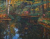 Forest Lake By Nikolay Bogdanov Belsky