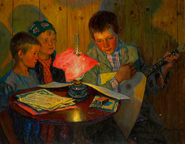 New Songs by Nikolay Bogdanov Belsky | Oil Painting Reproduction