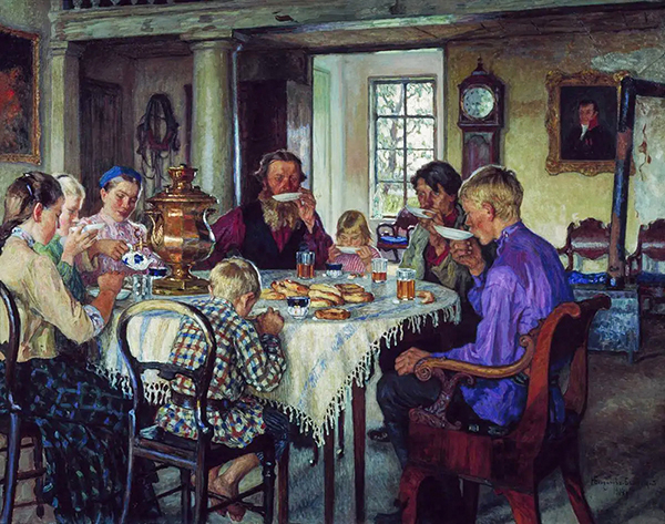 The New Owners by Nikolay Bogdanov Belsky | Oil Painting Reproduction