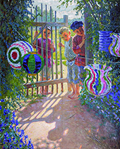 Visitors 1913 By Nikolay Bogdanov Belsky