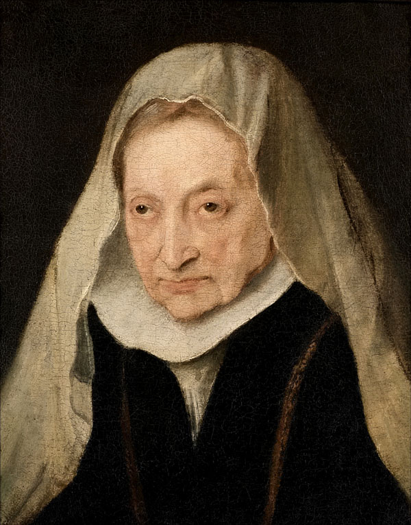 Portrait of Sofonisba Anguissola by Van Dyck | Oil Painting Reproduction