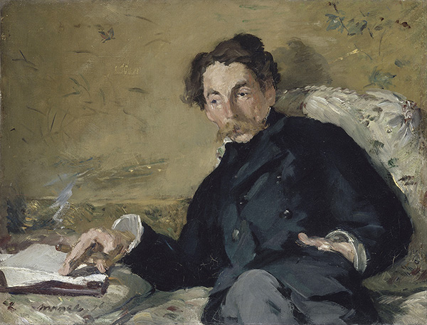 Portrait of Stephane Mallarme by Edouard Manet | Oil Painting Reproduction