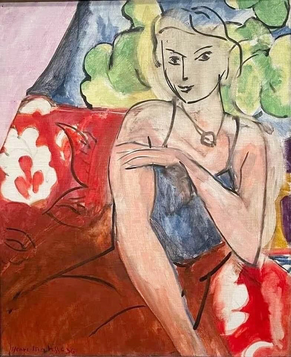 Seated Woman 1936 by Henri Matisse | Oil Painting Reproduction