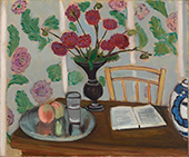 Still Life Bouquet of Dahlias and White Book 1923 By Henri Matisse