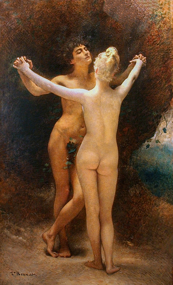 Idylle 1890 by Leon Bonnat | Oil Painting Reproduction